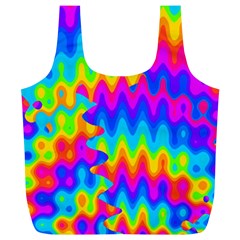 Amazing Acid Rainbow Full Print Recycle Bags (l)  by KirstenStar