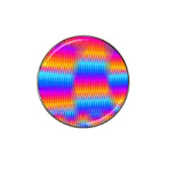 Psychedelic Rainbow Heat Waves Hat Clip Ball Marker (10 Pack) by KirstenStar