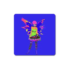 Fairy Punk Square Magnet by icarusismartdesigns