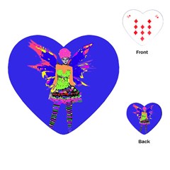 Fairy Punk Playing Cards (heart)  by icarusismartdesigns