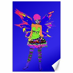 Fairy Punk Canvas 12  X 18   by icarusismartdesigns
