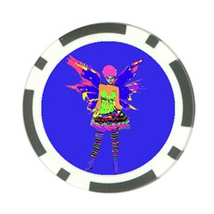 Fairy Punk Poker Chip Card Guards by icarusismartdesigns