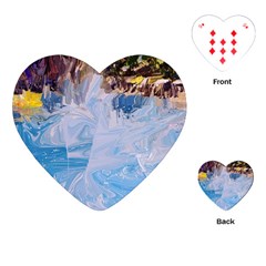 Splash 4 Playing Cards (heart)  by icarusismartdesigns