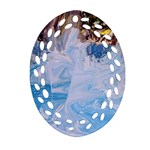 Splash 4 Ornament (Oval Filigree)  Front