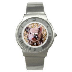 Sweet Piglet Stainless Steel Watches