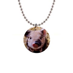 Sweet Piglet Button Necklaces