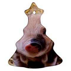 Sweet Piglet Christmas Tree Ornament (2 Sides)