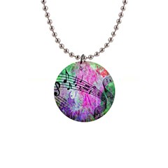 Abstract Music  Button Necklaces by ImpressiveMoments