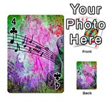 Abstract Music  Playing Cards 54 Designs  Front - Club4