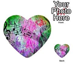 Abstract Music  Multi-purpose Cards (heart) 