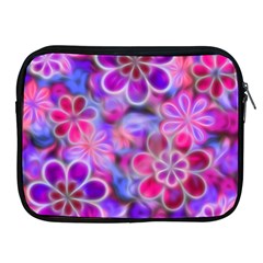 Pretty Floral Painting Apple iPad 2/3/4 Zipper Cases