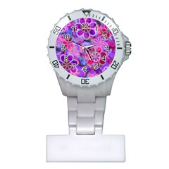 Pretty Floral Painting Nurses Watches by KirstenStar