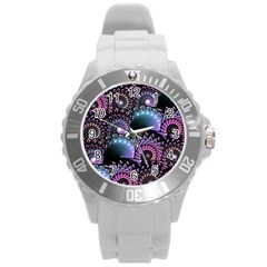 Stunning Sea Shells Round Plastic Sport Watch (l) by KirstenStar