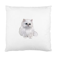 White Persian Cat Clipart Standard Cushion Case (one Side)  by AlteredStates