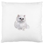 White Persian Cat Clipart Large Flano Cushion Cases (One Side)  Front