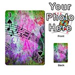 Abstract Music 2 Playing Cards 54 Designs  Front - Spade3