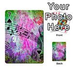 Abstract Music 2 Playing Cards 54 Designs  Front - Spade7