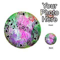 Abstract Music 2 Playing Cards 54 (round)  by ImpressiveMoments