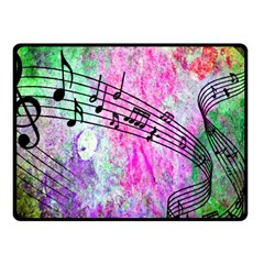 Abstract Music 2 Fleece Blanket (small)