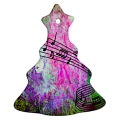 Abstract Music 2 Ornament (christmas Tree) by ImpressiveMoments