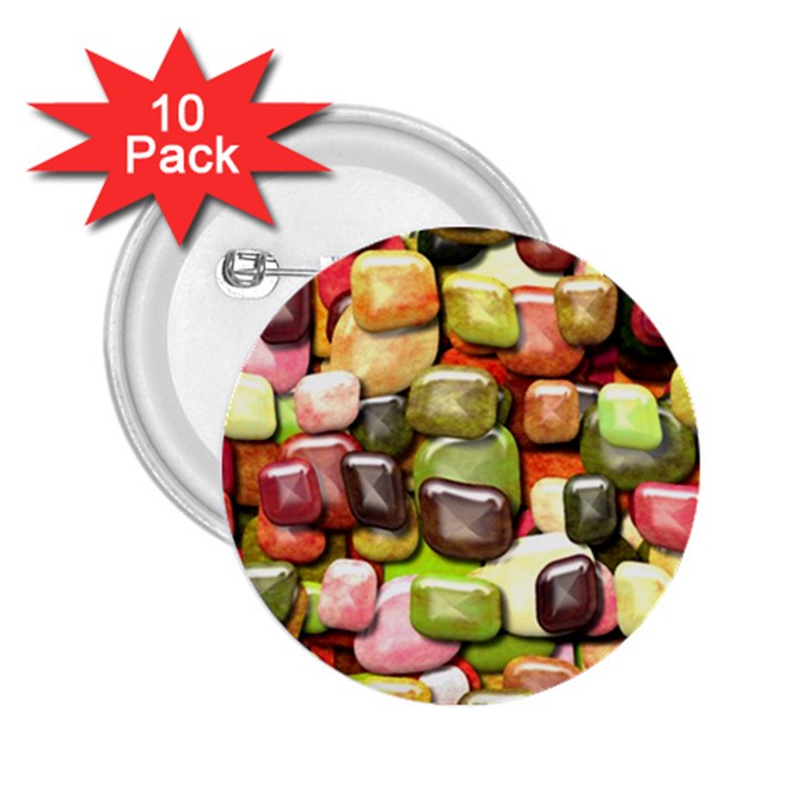 Stones 001 2.25  Buttons (10 pack) 