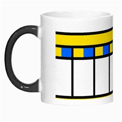 Stripes And Squares Morph Mug