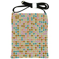 Retro dots pattern Shoulder Sling Bag