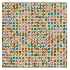 Retro dots pattern Satin Scarf