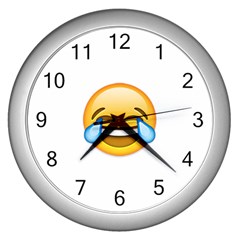 Cryingwithlaughter Wall Clocks (silver)  by redcow