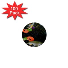Floating Pumpkins 1  Mini Buttons (100 Pack) 