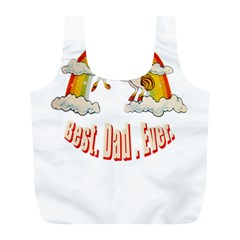 Best  Dad  Ever Full Print Recycle Bags (l)  by redcow