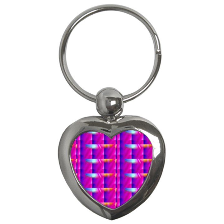 Pink Cell Mate Key Chains (Heart) 