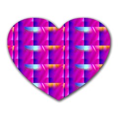 Pink Cell Mate Heart Mousepads by TheWowFactor