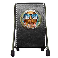 Graffiti Sunglass Art Pen Holder Desk Clocks