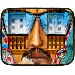 Graffiti Sunglass Art Double Sided Fleece Blanket (Mini) 