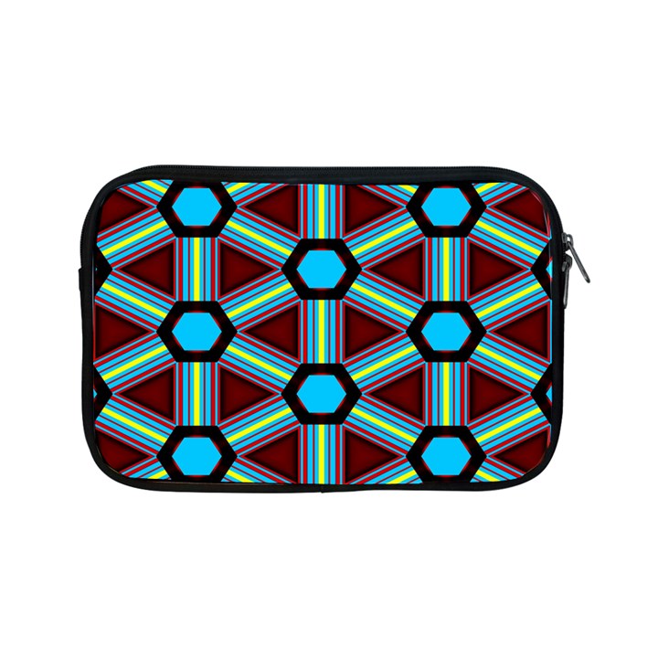 Stripes and hexagon pattern Apple iPad Mini Zipper Case