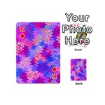 Pink and Purple Marble Waves Playing Cards 54 (Mini)  Front - DiamondK