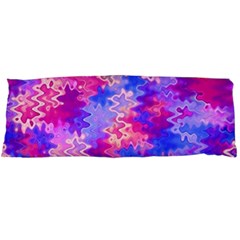 Pink And Purple Marble Waves Body Pillow Cases (dakimakura)  by KirstenStar