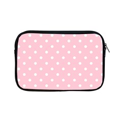 Pink Polka Dots Apple Ipad Mini Zipper Cases by LokisStuffnMore