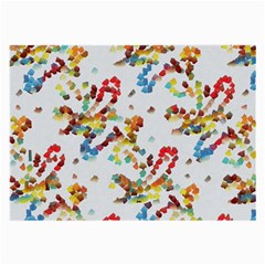 Colorful Paint Strokes Large Glasses Cloth (2 Sides)
