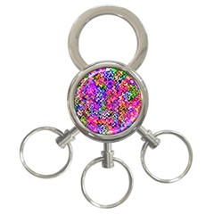 Swirly Twirly Colors 3-ring Key Chains by KirstenStar