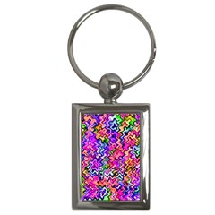 Swirly Twirly Colors Key Chains (rectangle)  by KirstenStar