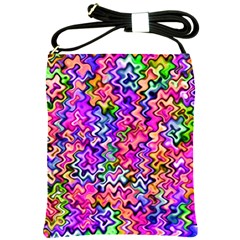Swirly Twirly Colors Shoulder Sling Bags by KirstenStar