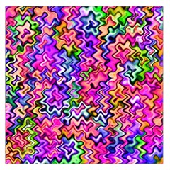 Swirly Twirly Colors Large Satin Scarf (square)