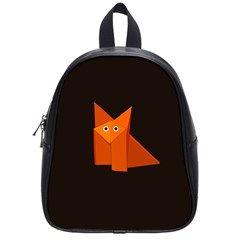 Dark Cute Origami Fox School Bags (small)  by CreaturesStore