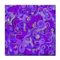 Lavender Swirls Tile Coasters by KirstenStar