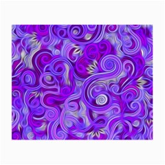 Lavender Swirls Small Glasses Cloth (2-side) by KirstenStar