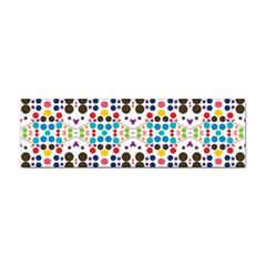 Colorful Dots Pattern Sticker (bumper) by LalyLauraFLM