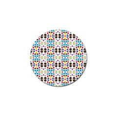 Colorful Dots Pattern Golf Ball Marker (10 Pack) by LalyLauraFLM