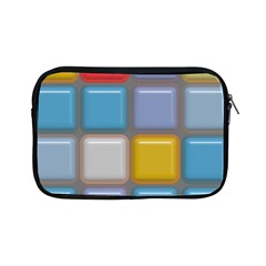 Shiny Squares Pattern Apple Ipad Mini Zipper Case by LalyLauraFLM